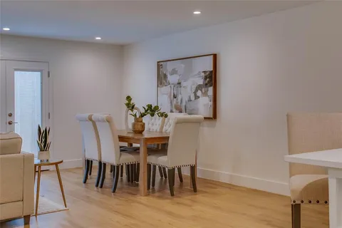 a view of a hallway with entryway