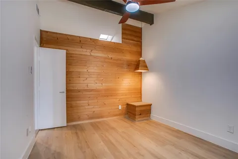 a backyard of a house