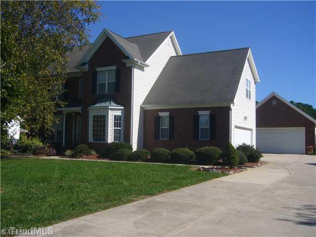 2810 Norwell Court Oak Ridge, NC 27310 - Photo 1 of 14 Exterior Front. This beautiful brick & vinyl home is located in the desirable community of Stonehenge & offers a beautiful setting, large fenced lot, copper bay window, screened porch, & a "Cadillac" heating/air conditioning system w/insulated ducts for high efficiency!