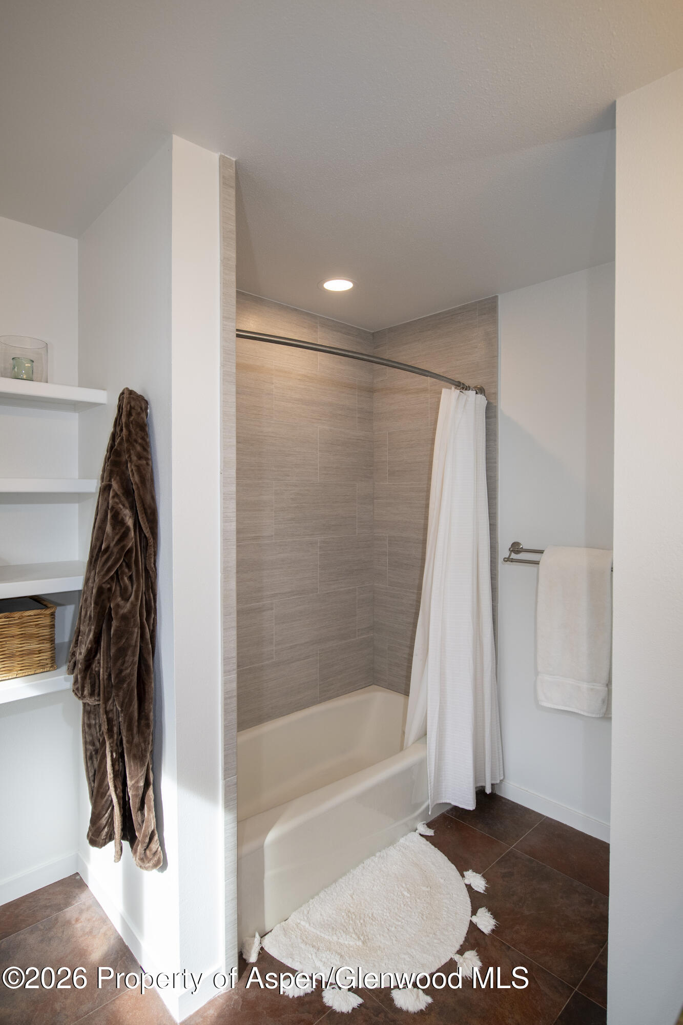 450 Solar Way Aspen, CO 81611 - Photo 29 of 51 a bathroom with a bathtub and a shower