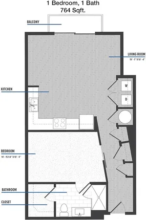 $1,463 | 6400 Washington Avenue, Unit 319, Houston, TX 77007