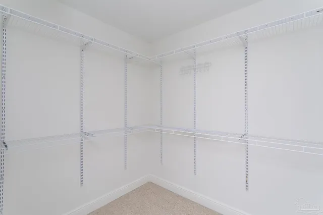 a view of closet area