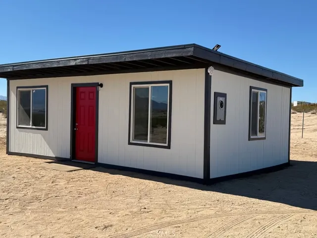 a backyard of a house