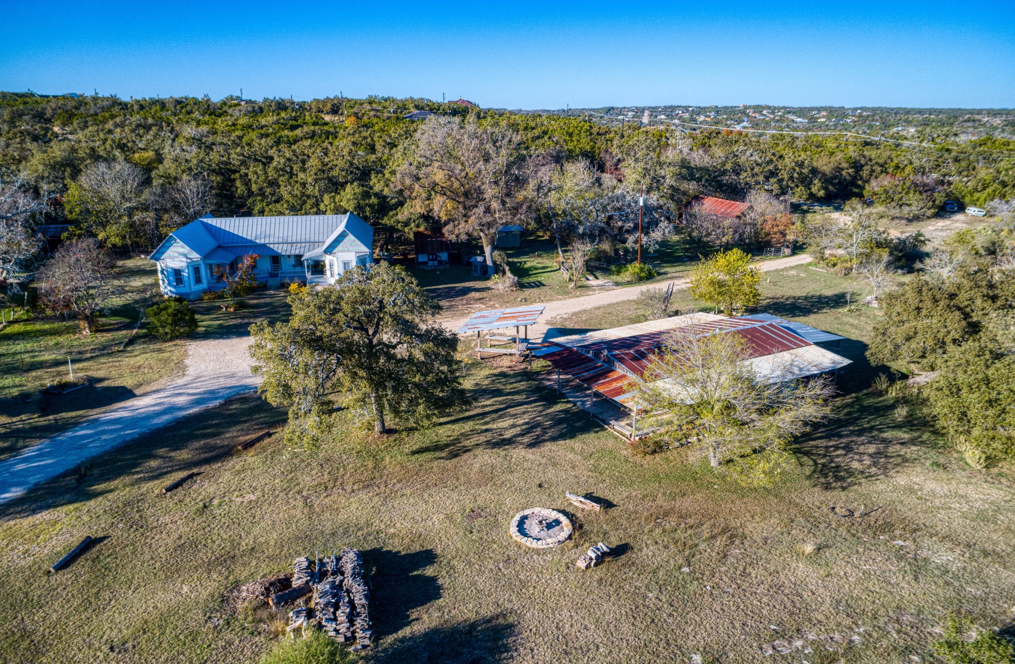 115 Fischer Store Road Fischer, TX 78623 - Photo 3 of 45 an aerial view of residential houses with outdoor space