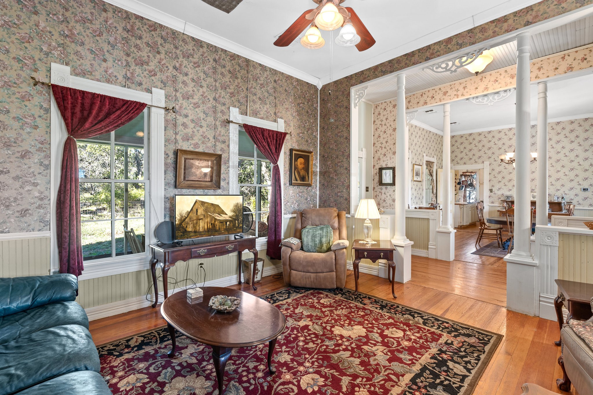 115 Fischer Store Road Fischer, TX 78623 - Photo 31 of 45 a living room with furniture and a rug