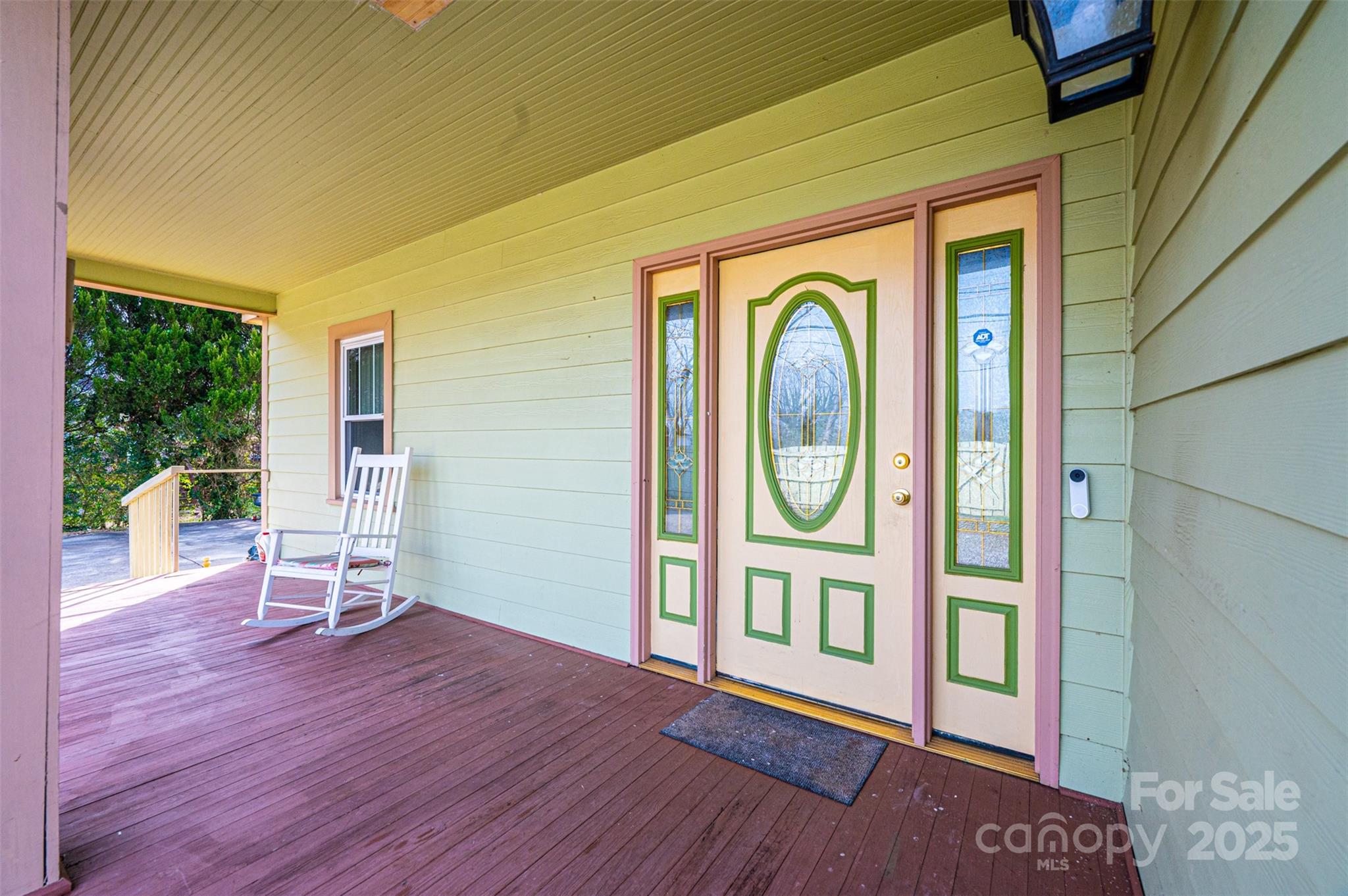 55 Duke Street Granite Falls, NC 28630 - Photo 2 of 45 a view of an entryway with wooden floor and a glass door