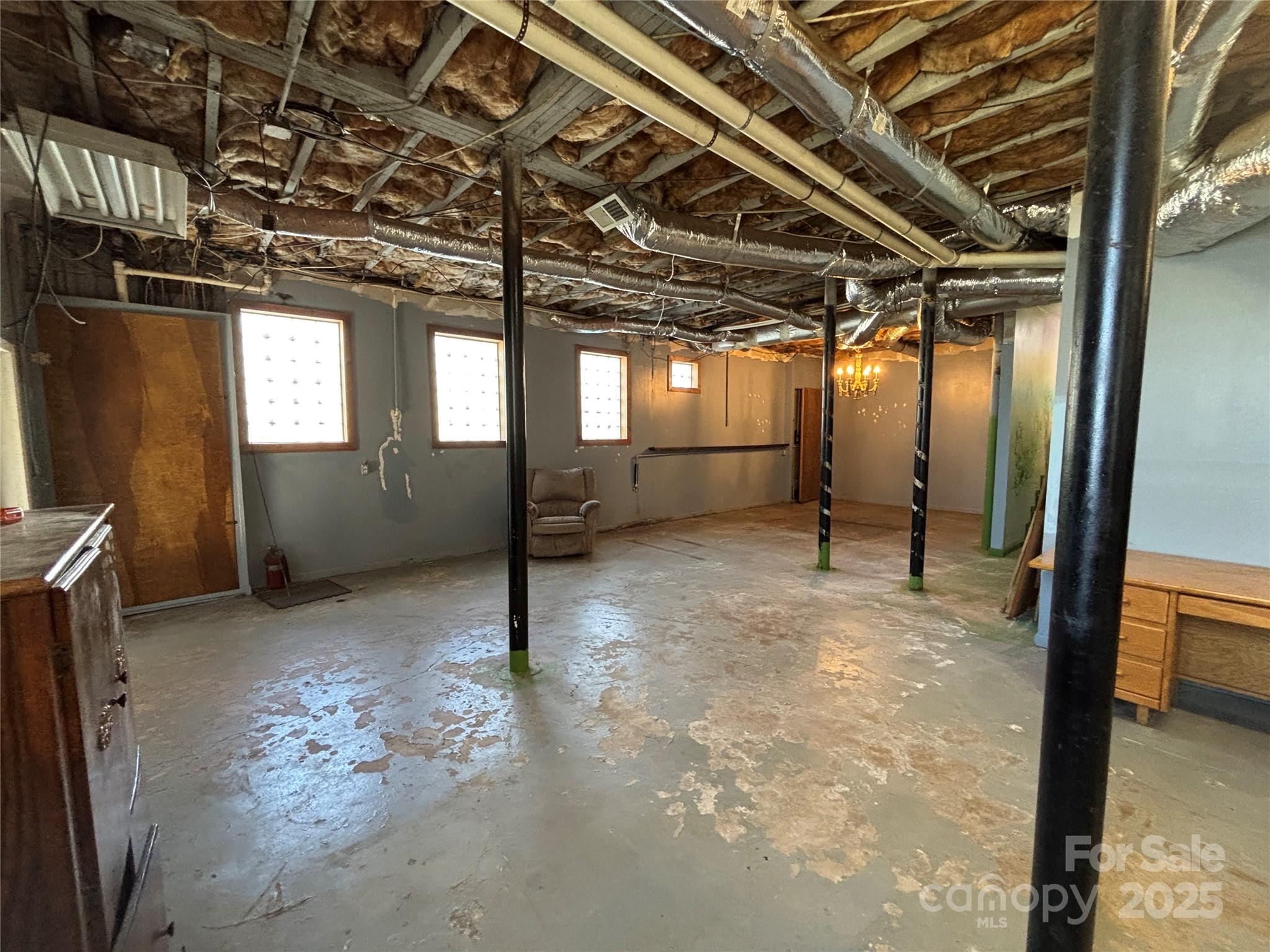 55 Duke Street Granite Falls, NC 28630 - Photo 30 of 45 a view of empty room with wooden walls