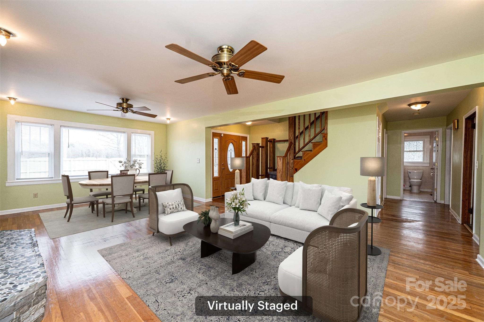 55 Duke Street Granite Falls, NC 28630 - Photo 5 of 45 a living room with furniture and a large window