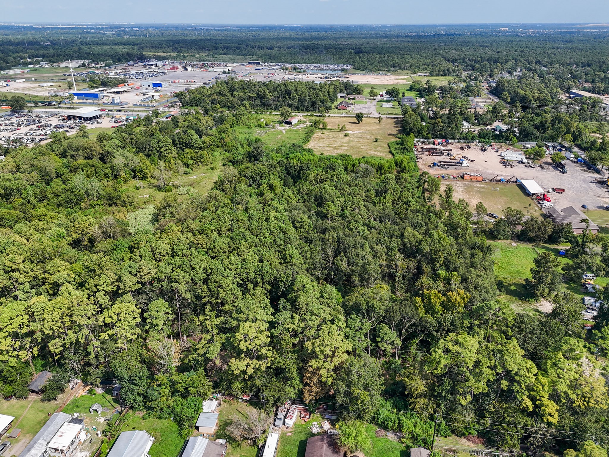 7818 East Mt Houston Road Houston, TX 77050 - Photo 10 of 18 an aerial view of a city with lots of residential buildings