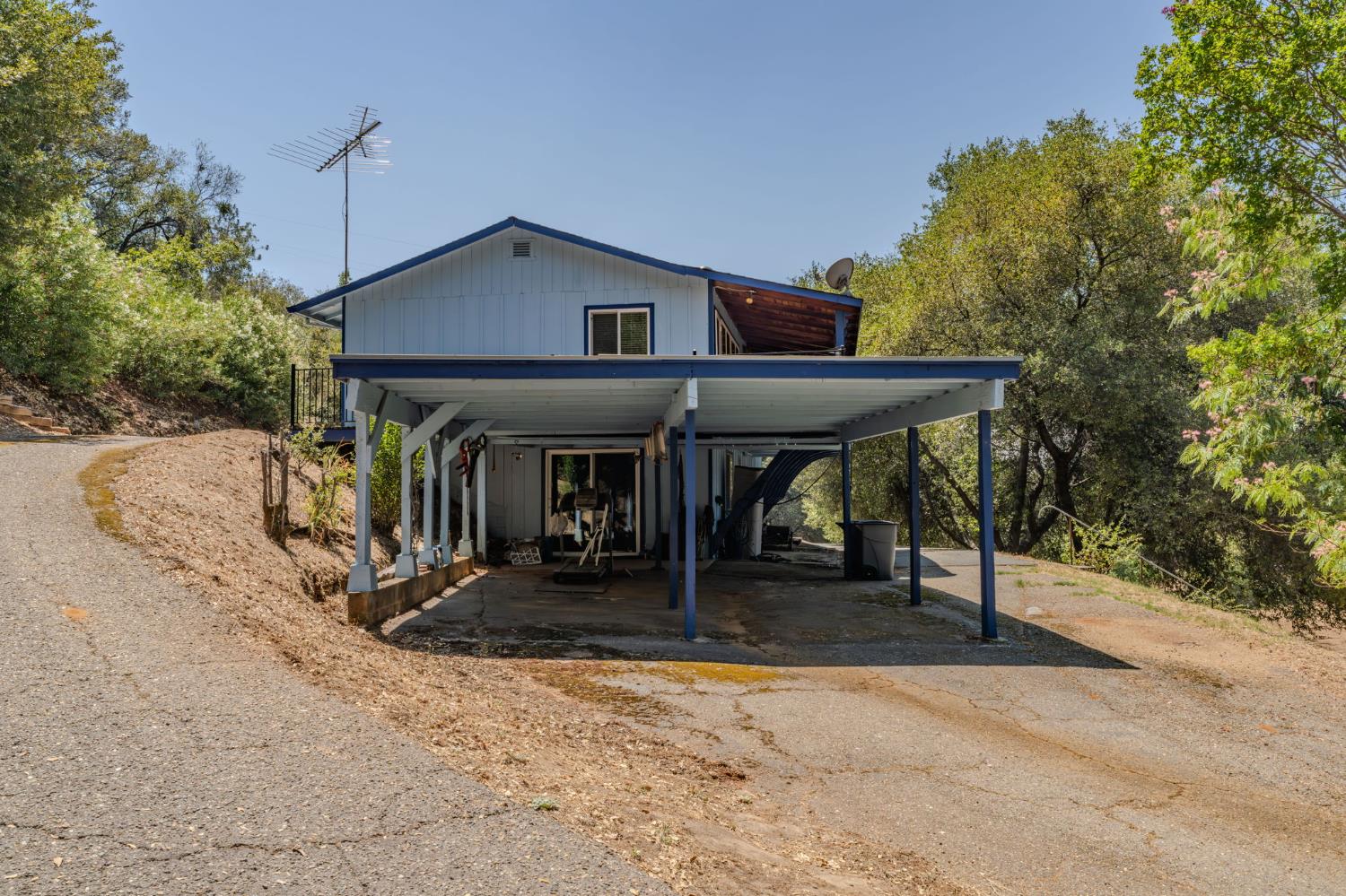 11244 Upper Previtali Road Jackson, CA 95642 - Photo 40 of 47 Covered carport. Driveway at the top can circle around to road.