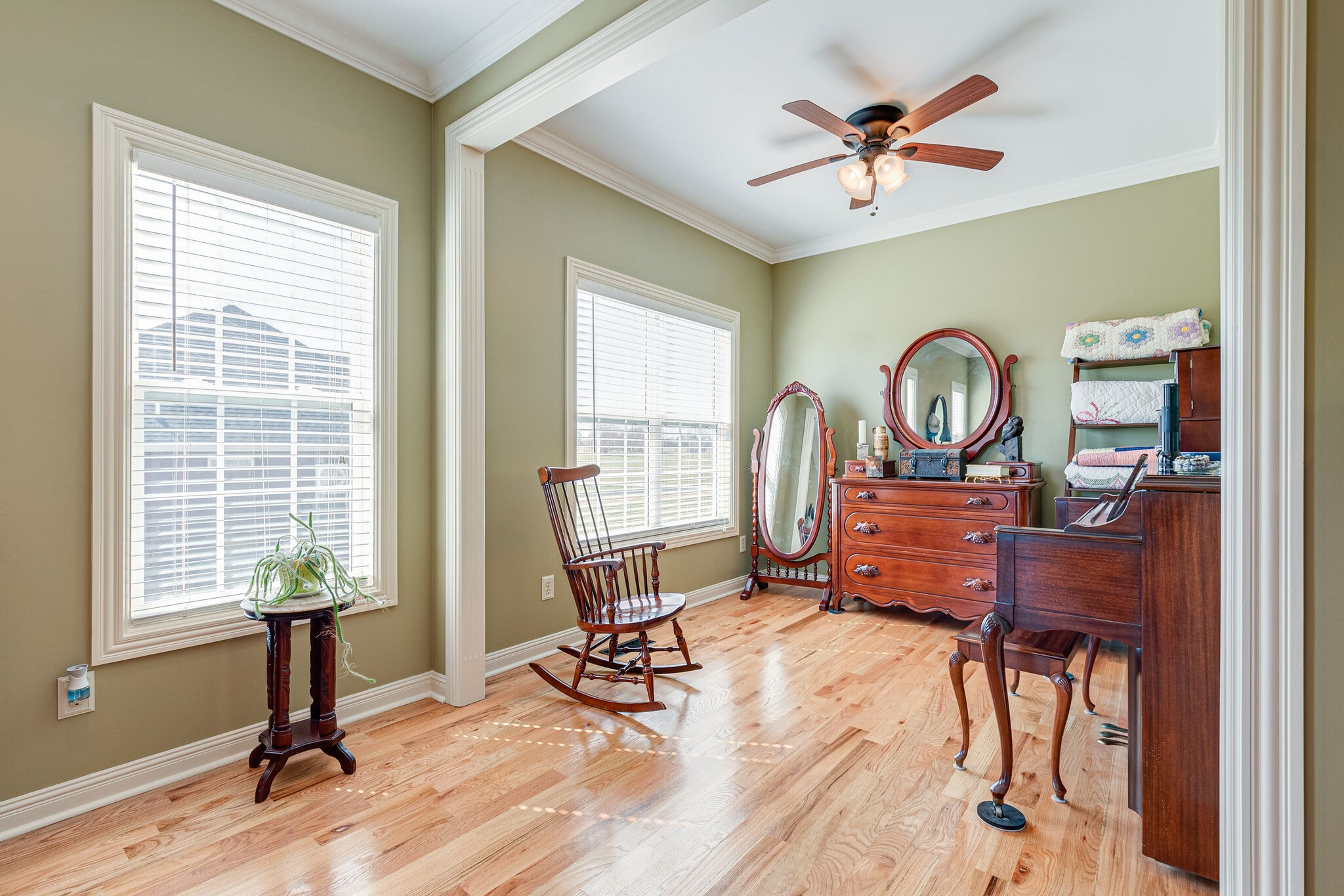 1586 Maxwell Branch Road Cottontown, TN 37048 - Photo 21 of 32 a view of a workspace with furniture and a window