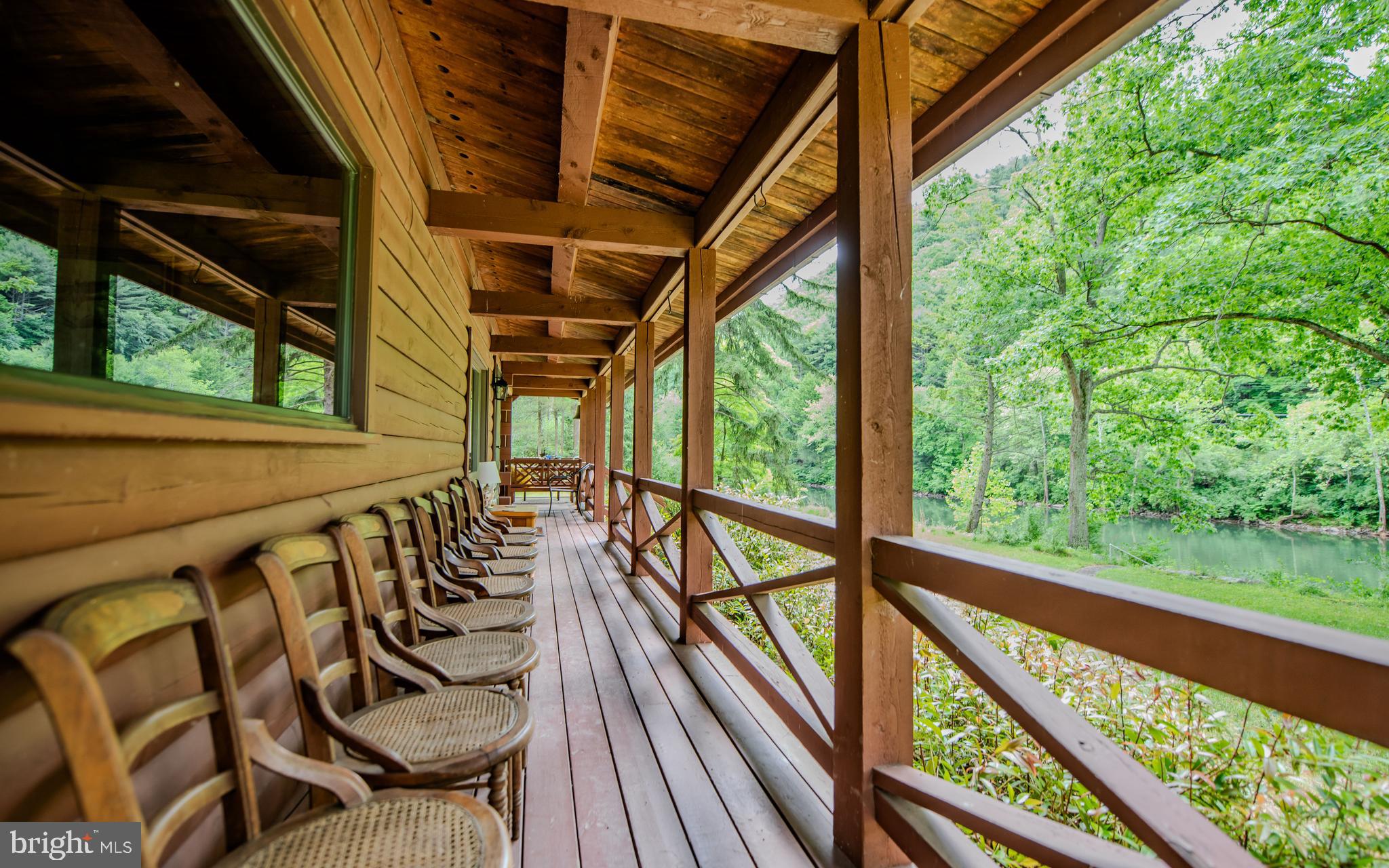 2776 Butternut Grove Road Montoursville, PA 17754 - Photo 35 of 62 Log Home Front Porch
