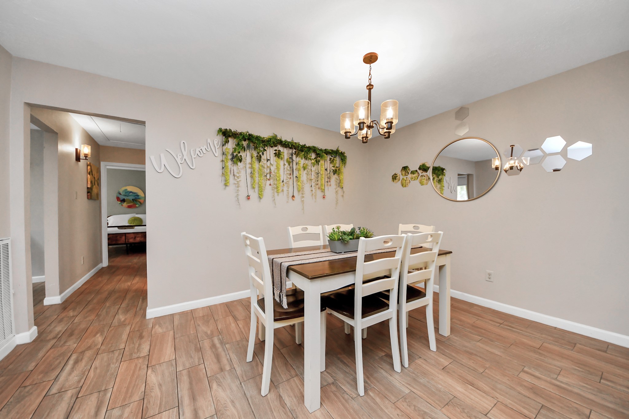 25803 Timber Lakes Drive Spring, TX 77380 - Photo 12 of 48 a view of a dining room with furniture and wooden floor
