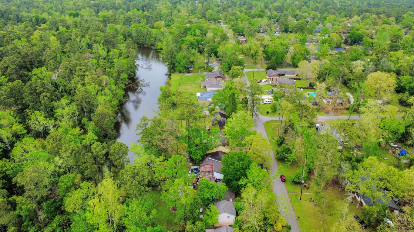 25803 Timber Lakes Drive Spring, TX 77380 - Photo 2 of 48 a backyard of a house with lots of green space
