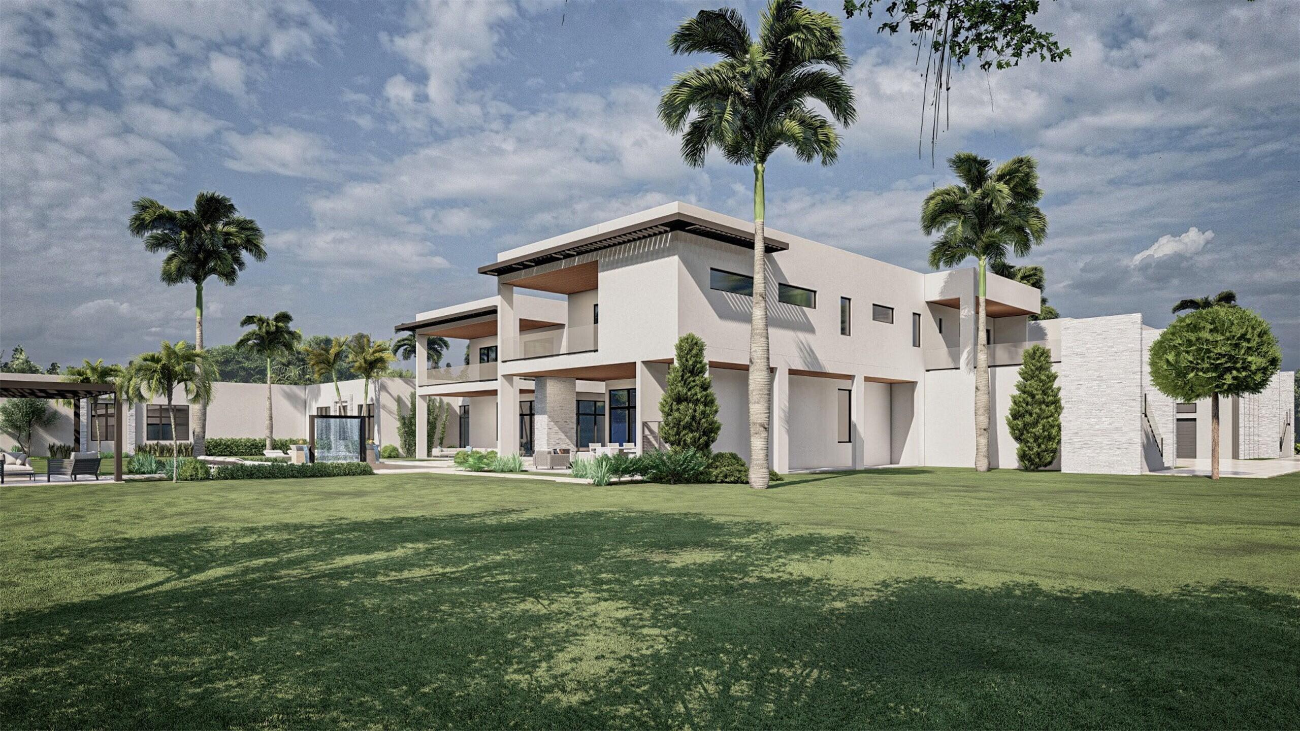 5650 Southwest 192nd Terrace Southwest Ranches, FL 33332 - Photo 14 of 29 a front view of a house with a garden