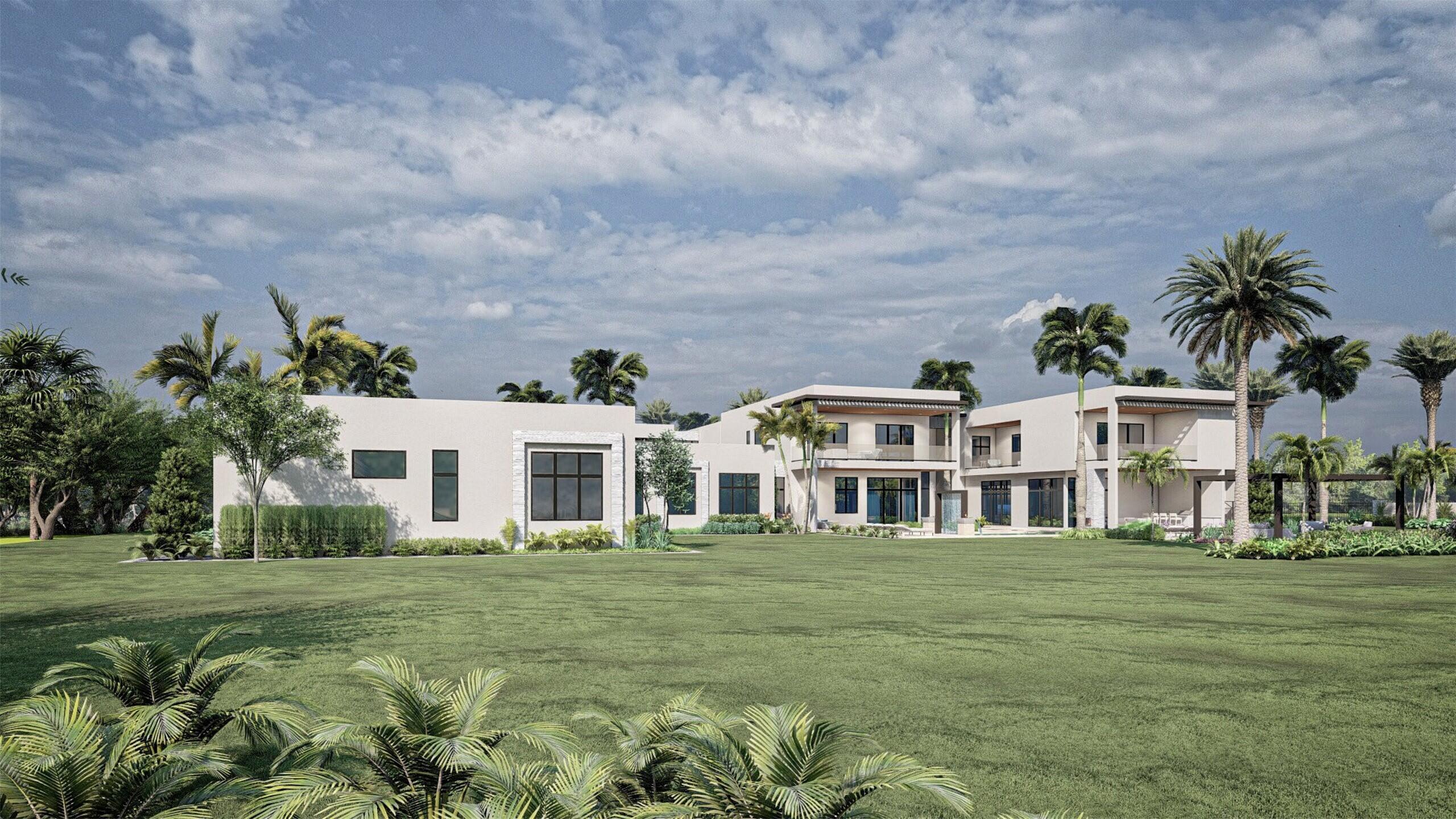5650 Southwest 192nd Terrace Southwest Ranches, FL 33332 - Photo 26 of 29 a front view of a house with a garden