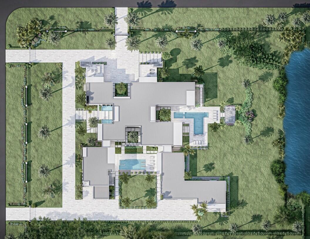 5650 Southwest 192nd Terrace Southwest Ranches, FL 33332 - Photo 29 of 29 an aerial view of residential houses with outdoor space and parking