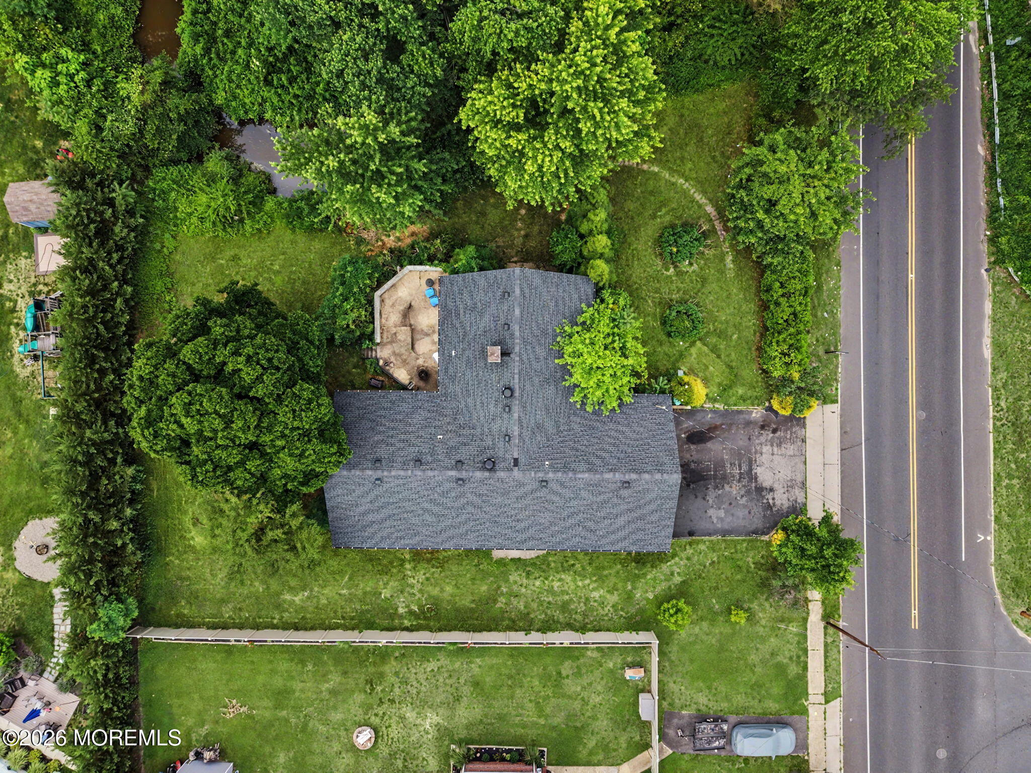 699 Aldrich Road Howell, NJ 07731 - Photo 30 of 30 an aerial view of a house with a yard