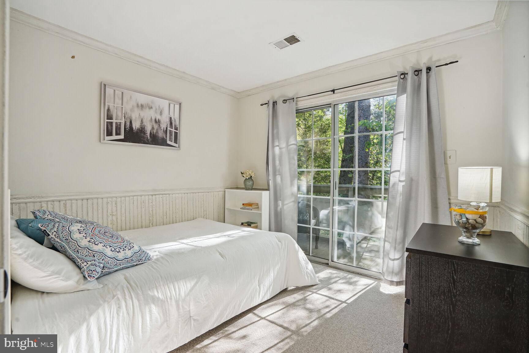 2221 Lovedale Lane, Unit 206B Reston, VA 20191 - Photo 17 of 33 BEDROOM TWO sliding door to balcony