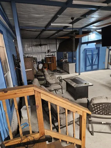 a view of storage and utility room