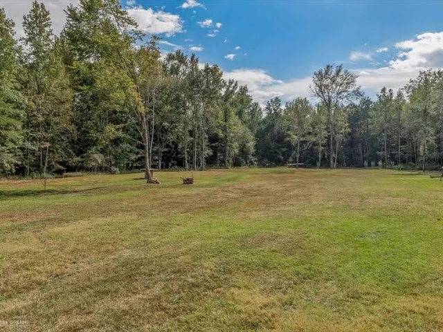 a view of a green field