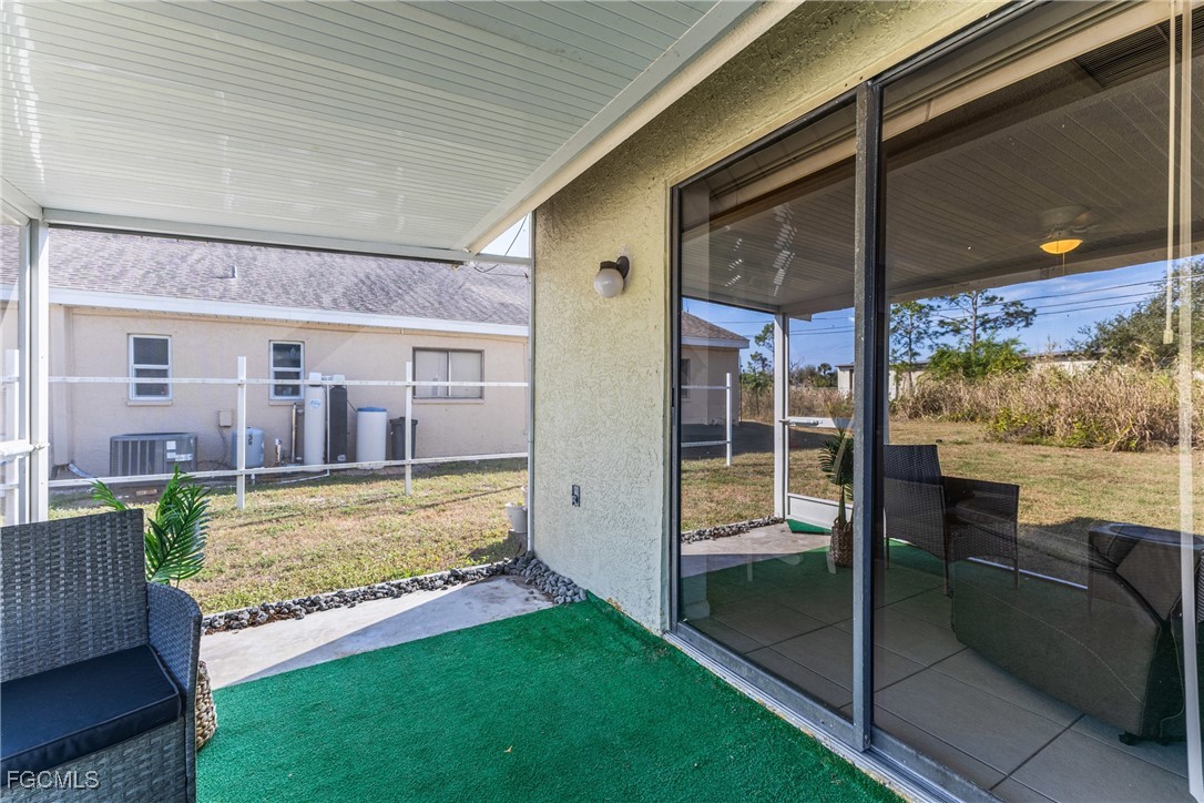 7393 Albany Road Fort Myers, FL 33967 - Photo 6 of 37 a view of a porch