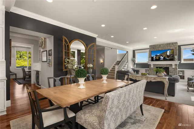 a kitchen with cabinets and stainless steel appliances