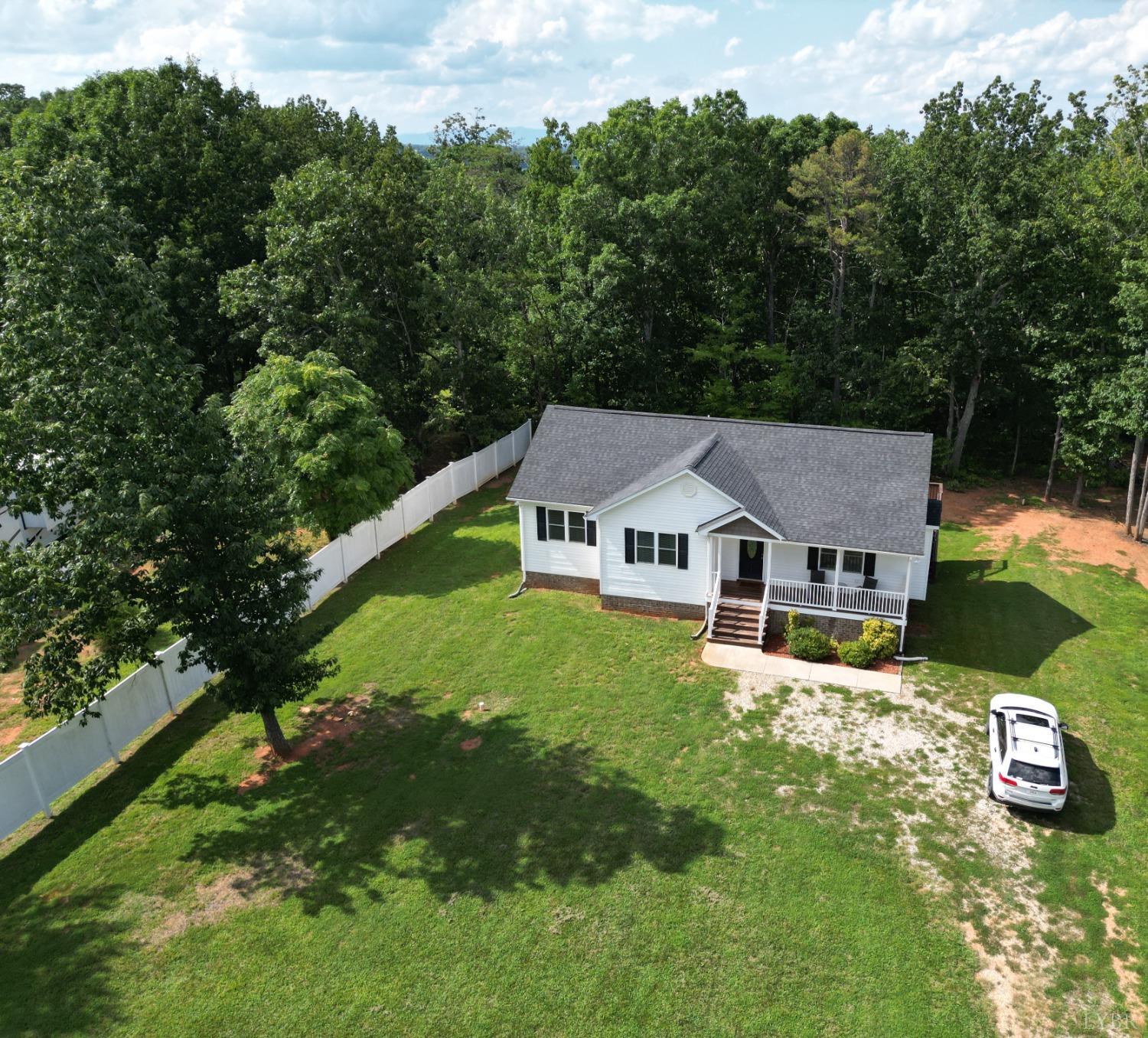 343 Hummingbird Lane Spout Spring, VA 24593 - Photo 3 of 3 an aerial view of a house