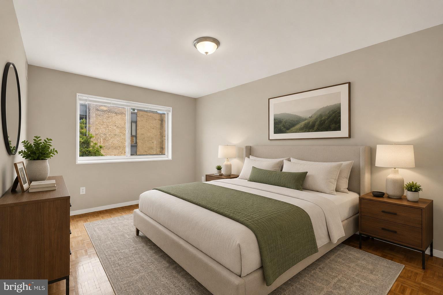 7056 Eastern Avenue Northwest, Unit 107 Washington, DC 20012 - Photo 19 of 36 Bedroom One - virtually staged