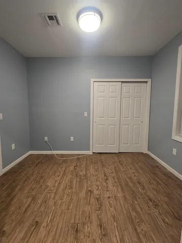 wooden floor in an empty room