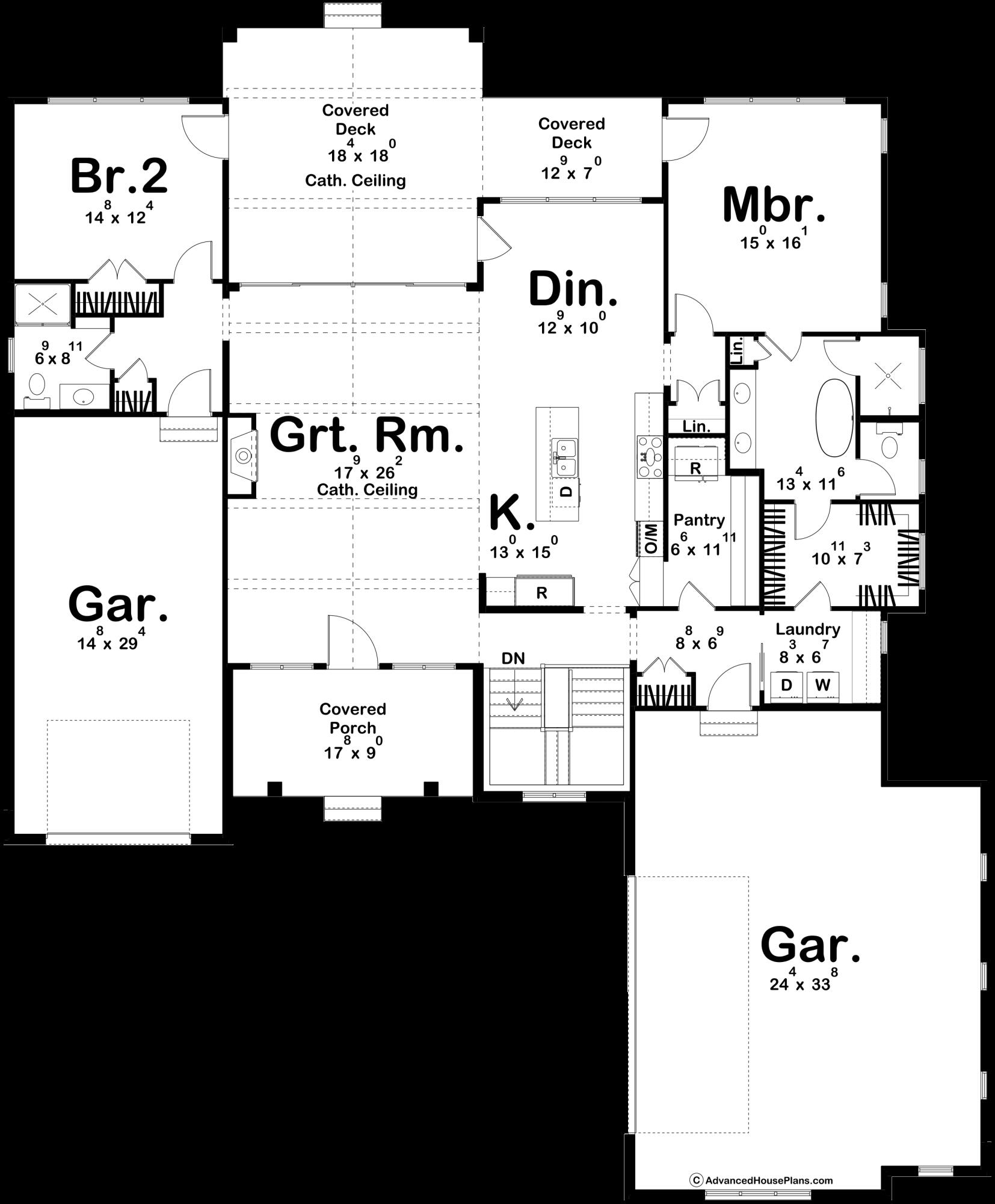 1207 Overlook Drive Eagle Point, OR 97524 - Photo 18 of 20 Floor Plan- main level