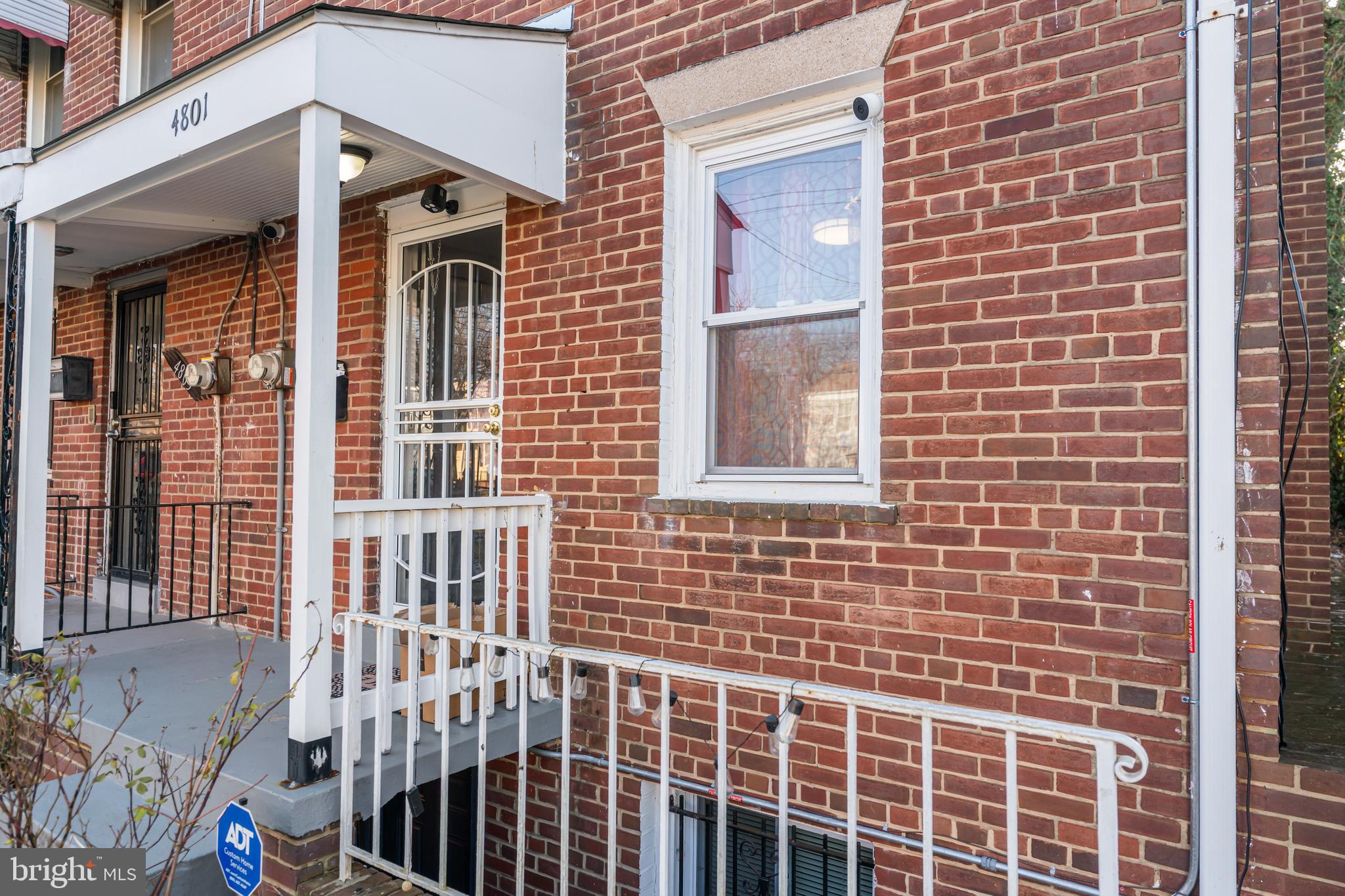 4801 B Street Southeast Washington, DC 20019 - Photo 36 of 43 a view of a brick house with front door