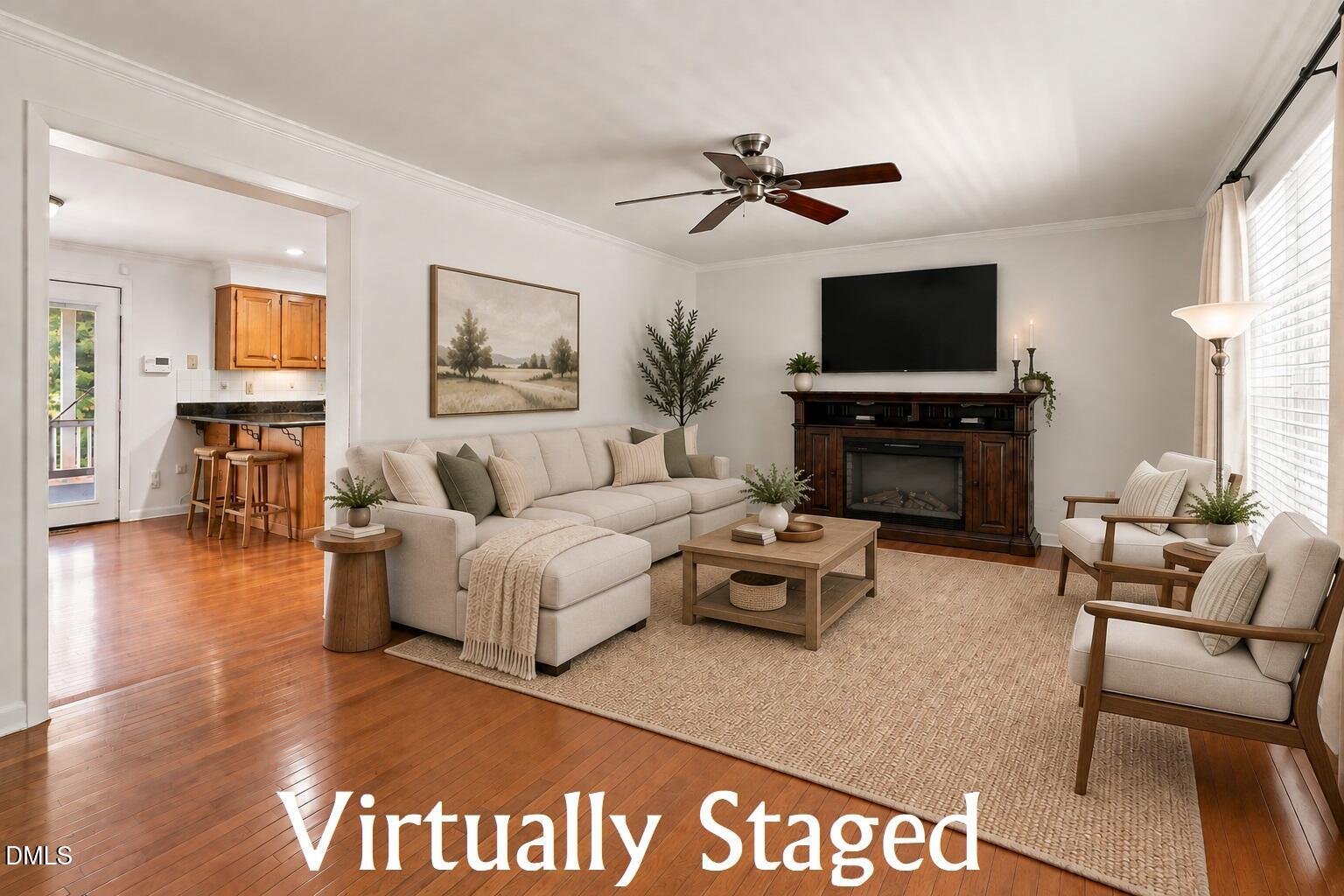3590 Tom Hunt Road Oxford, NC 27565 - Photo 8 of 67 Living room - virtually staged