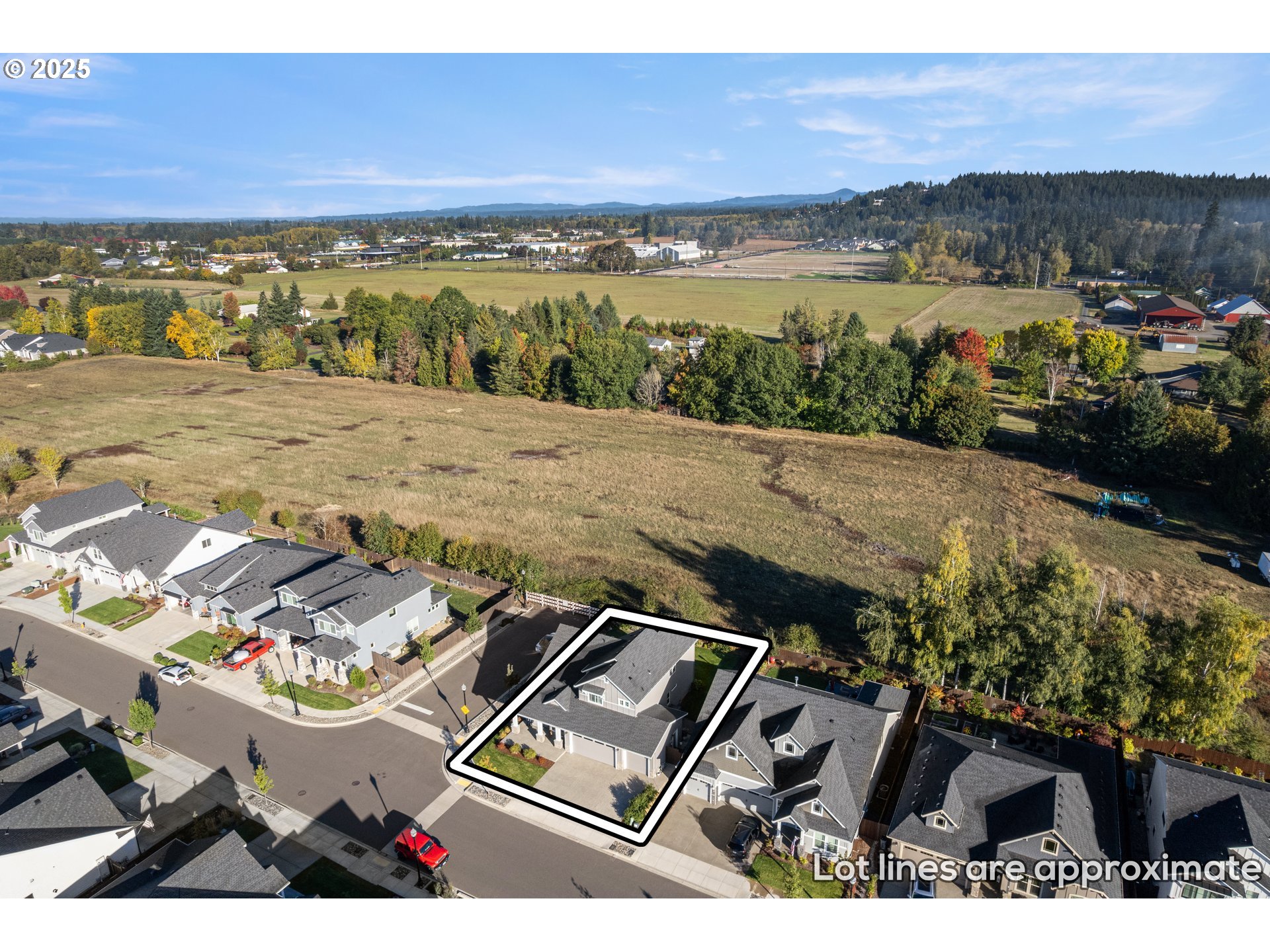 2344 Southeast 27th Street Battle Ground, WA 98604 - Photo 44 of 48 an aerial view of residential building and ocean view