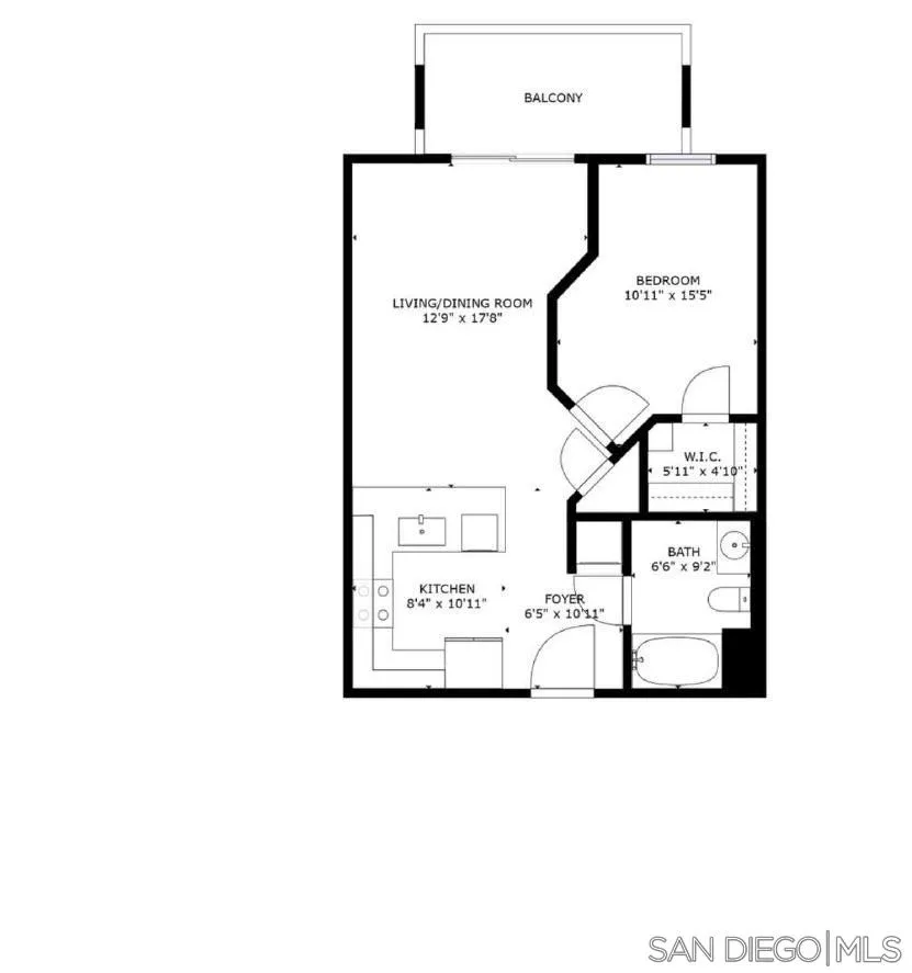 1501 Front Street, Unit 442 San Diego, CA 92101 - Photo 7 of 7 a picture of a wall with a white wall