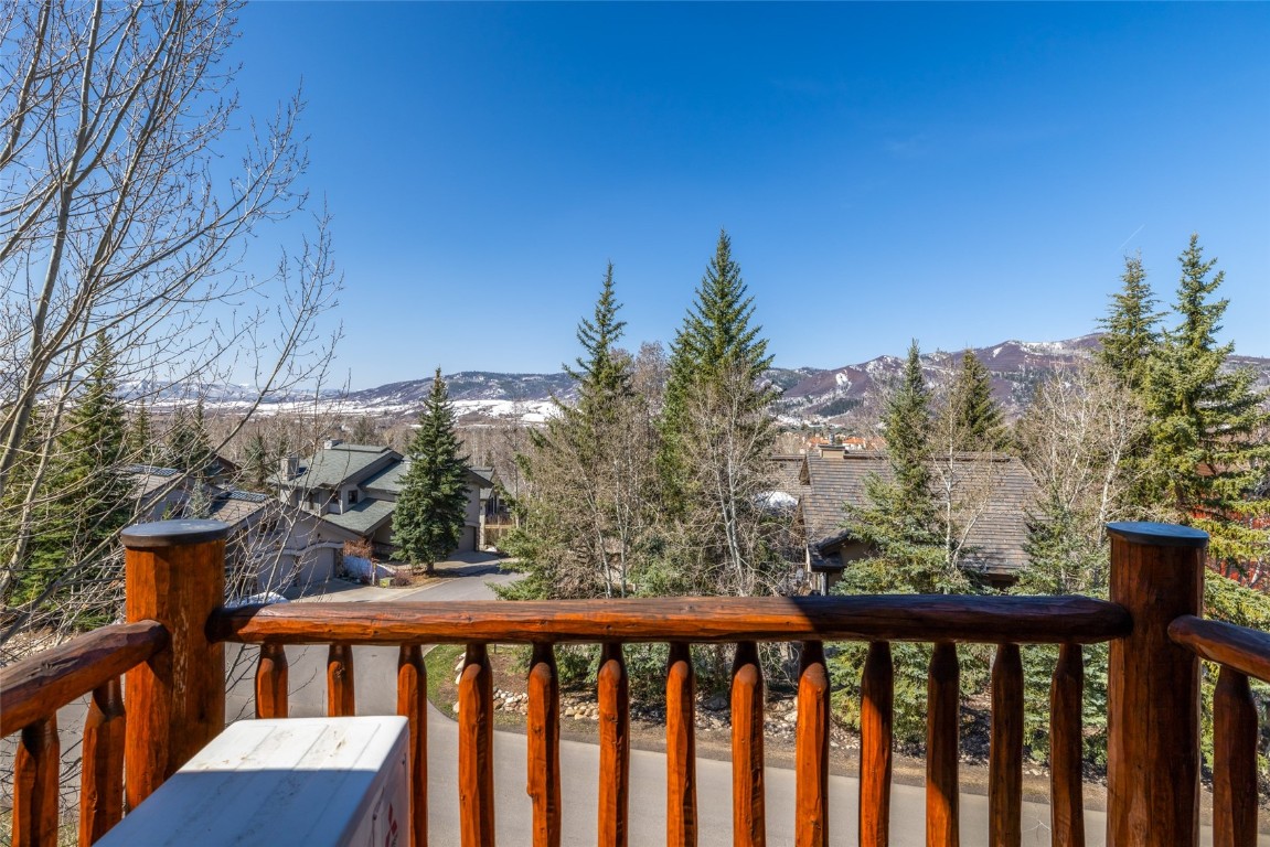 2685 Timber Court, Unit 2 Steamboat Springs, CO 80487 - Photo 15 of 31 Balcony with a mountain view