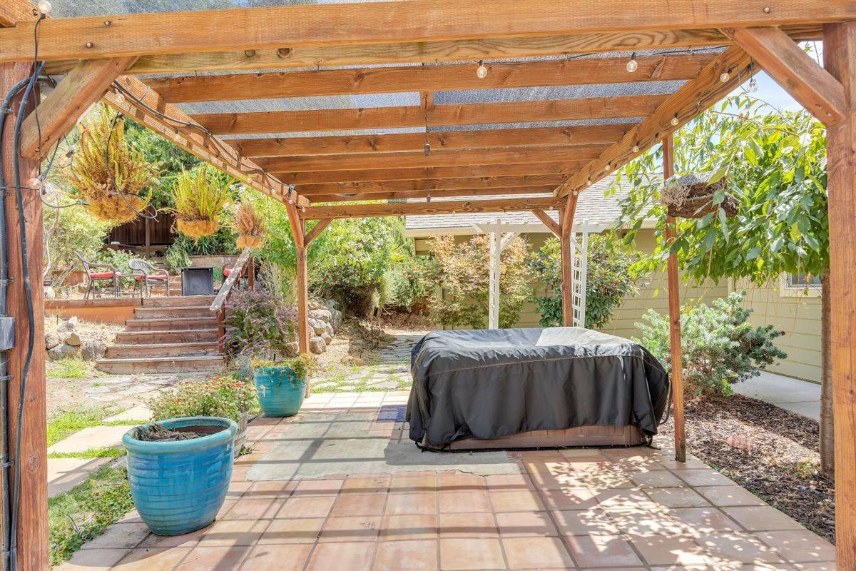 2441 Quail Hill Road, Unit 262 Copperopolis, CA 95228 - Photo 49 of 90 Covered shaded areas (hot tub stays, but needs repair)