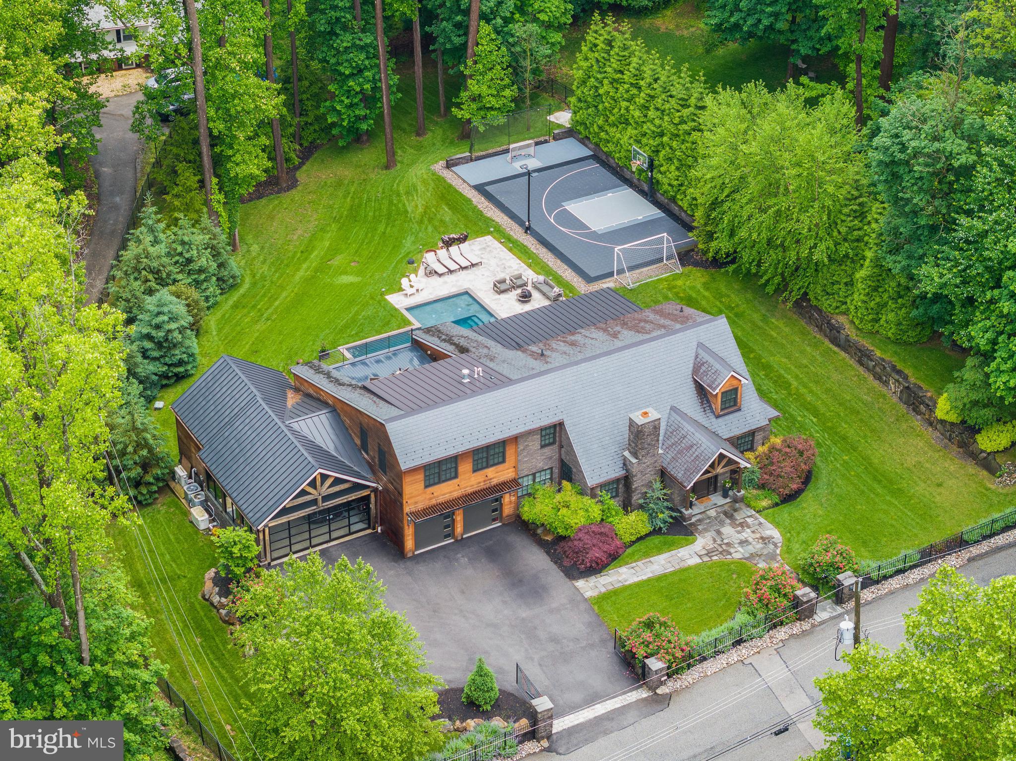 25 Bodine Road Berwyn, PA 19312 - Photo 3 of 73 an aerial view of a house with a garden