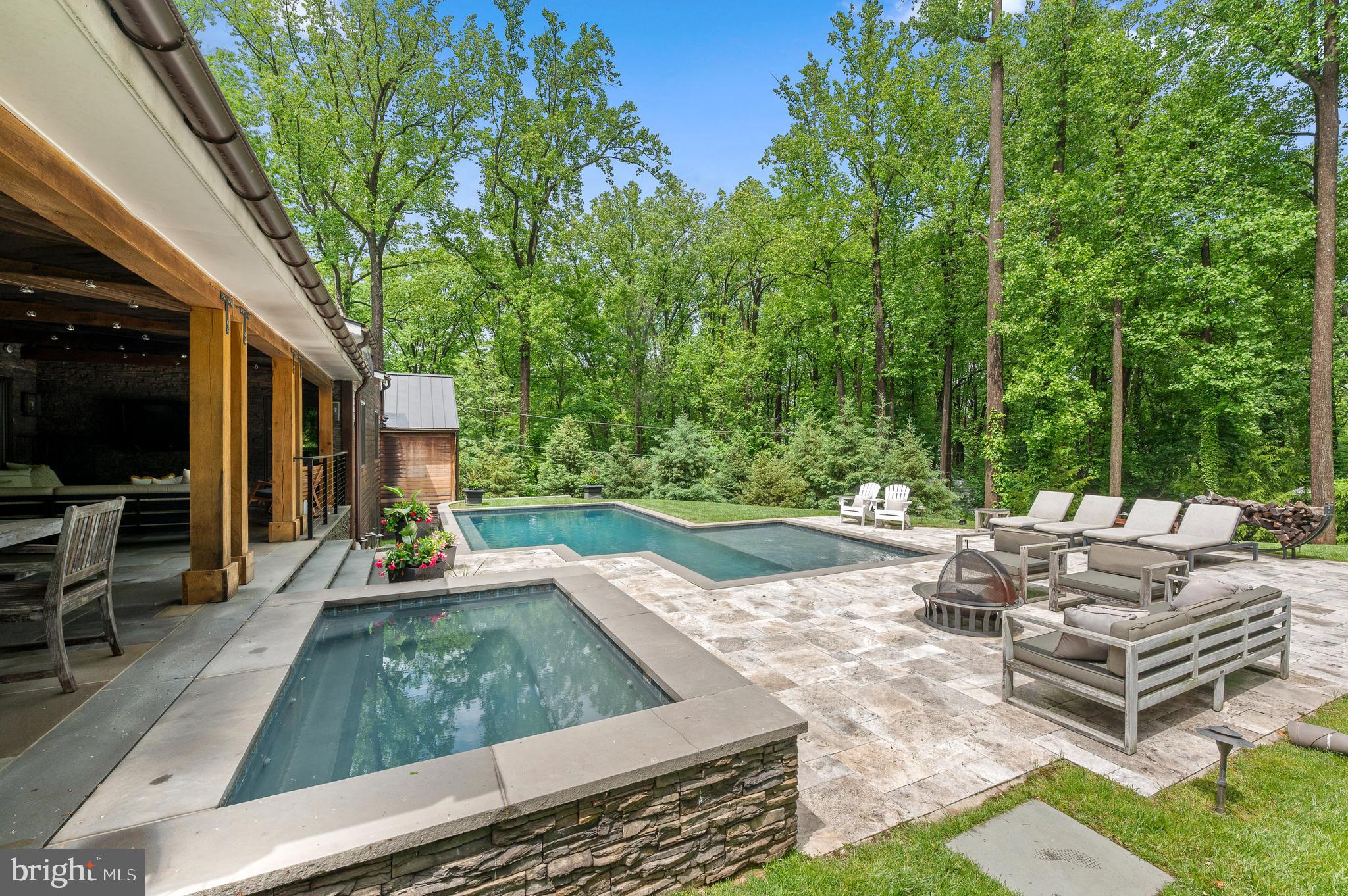 25 Bodine Road Berwyn, PA 19312 - Photo 65 of 73 a view of a patio with chairs and plants