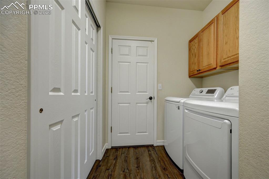 2170 Alpine Shadows View Colorado Springs, CO 80919 - Photo 25 of 49 a utility room with dryer and washer