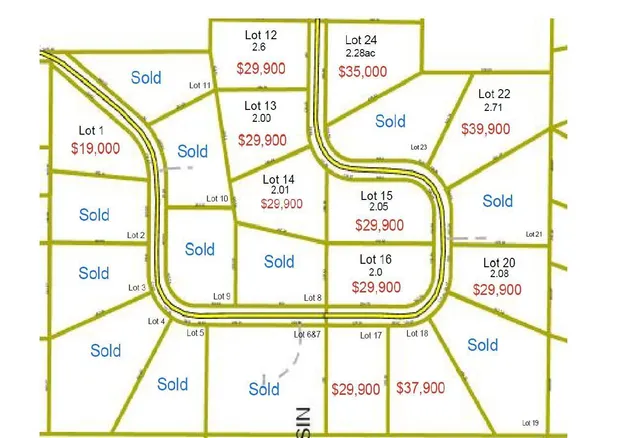 $39,900 | Lot 22 Shady Lane, Siren, WI 54872