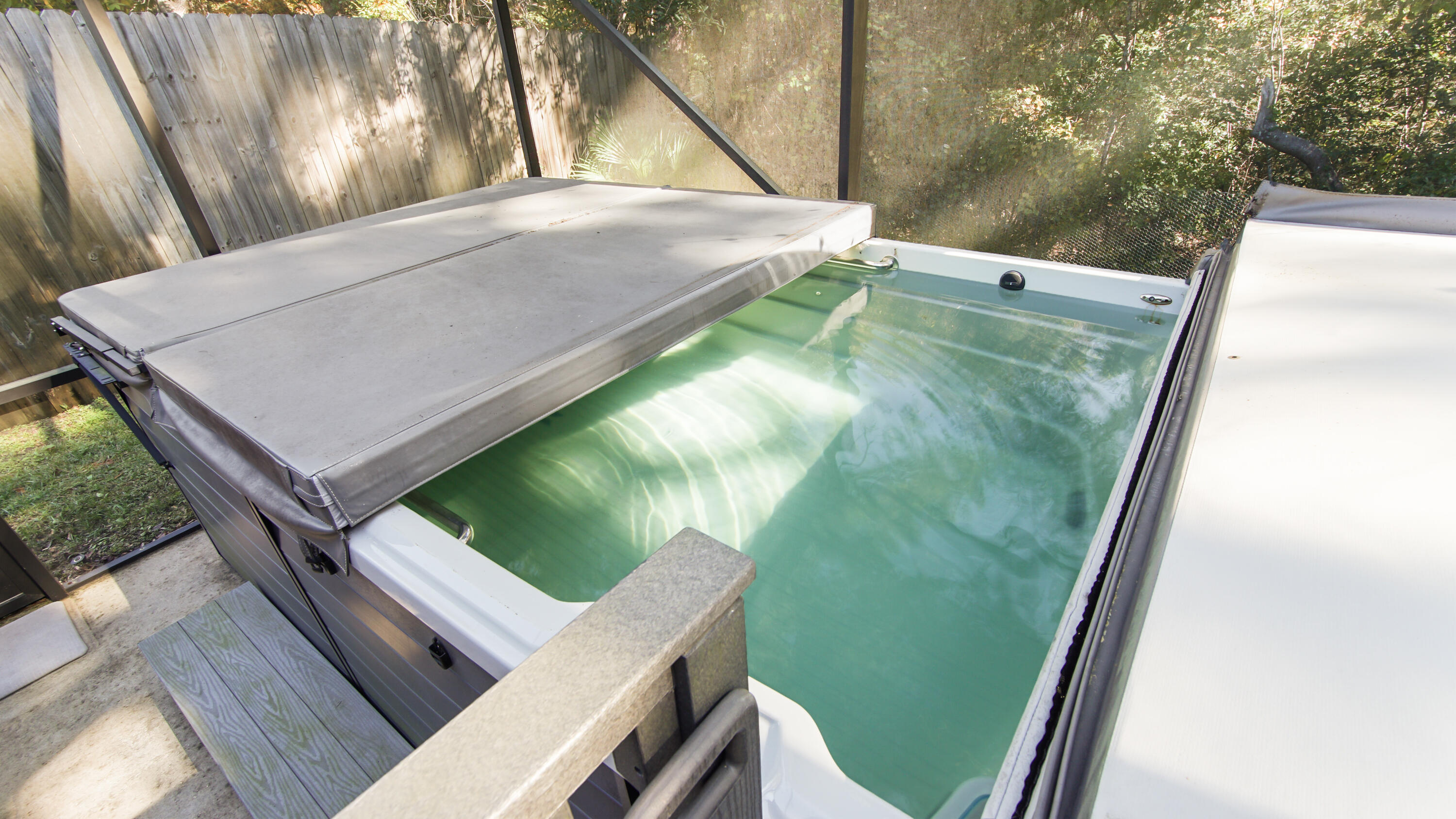 123 Big Oak Lane Santa Rosa Beach, FL 32459 - Photo 36 of 50 a view of a balcony with yard