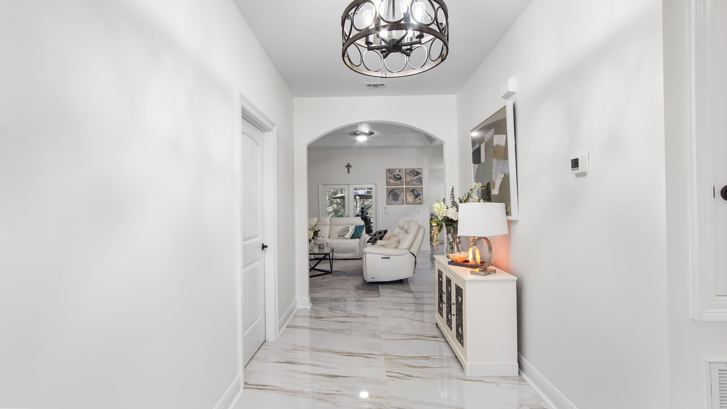123 Big Oak Lane Santa Rosa Beach, FL 32459 - Photo 8 of 50 a view of a hallway with living room