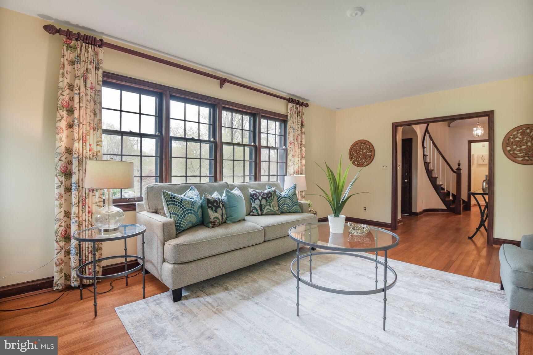 1200 Highland Drive Silver Spring, MD 20910 - Photo 7 of 39 Living room with entry hall in background