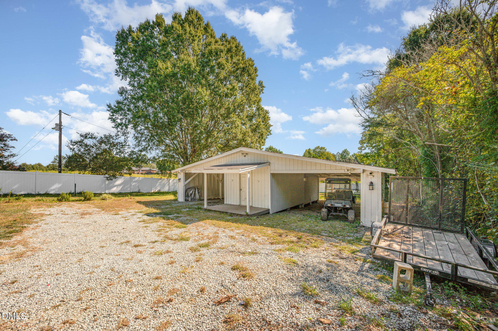 2551 Old Durham Road Roxboro, NC 27573 - Photo 28 of 28 a view of a house with a yard