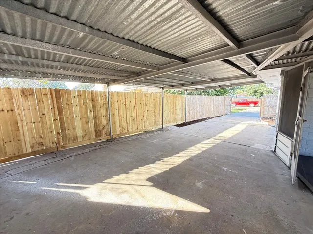 a view of parking garage