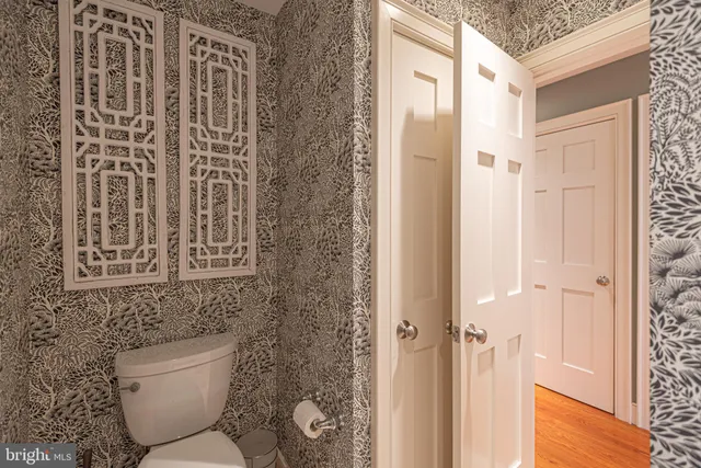 a view of a lake with a house