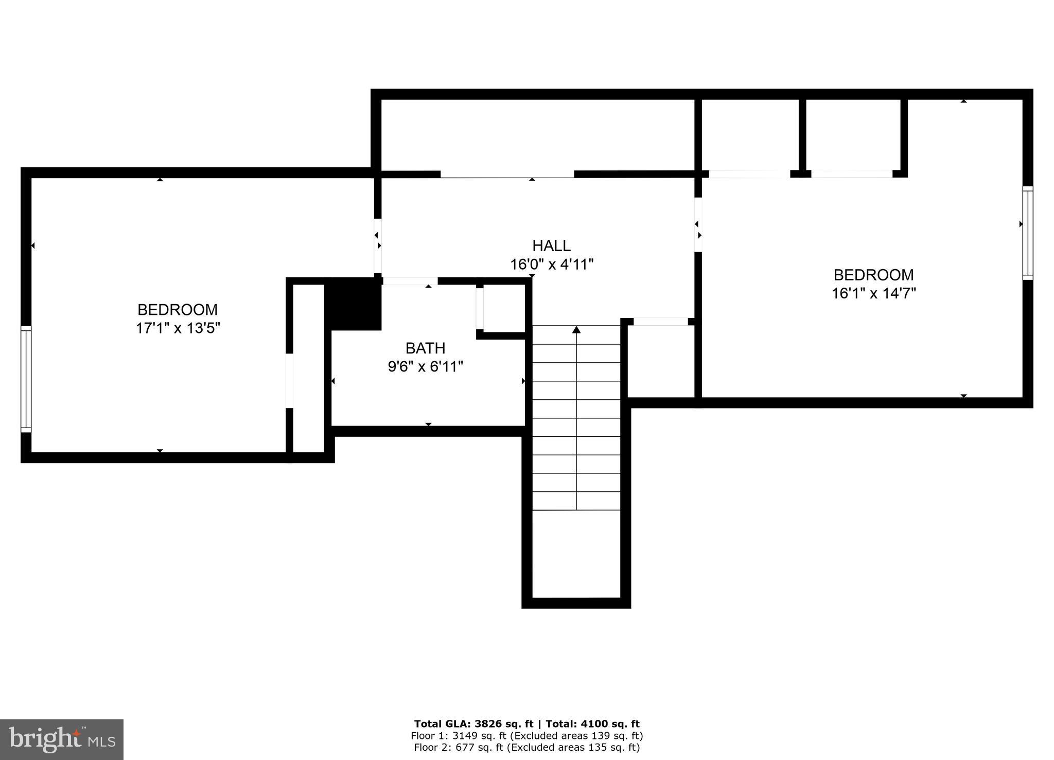 4500 Boone Creek Road Oxford, MD 21654 - Photo 78 of 133 Second floor layout