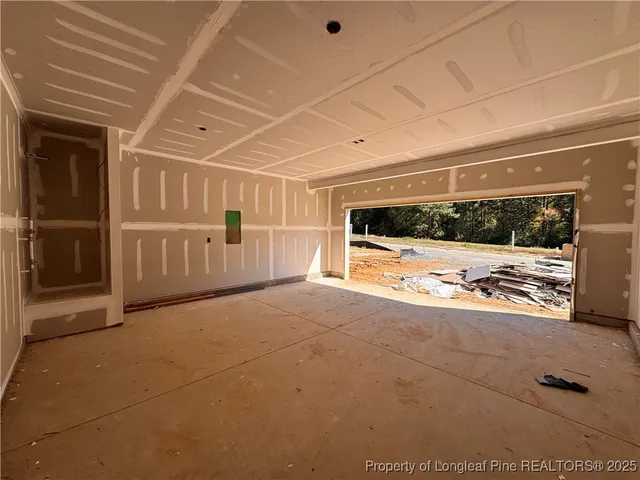 a view of a room with an ocean view