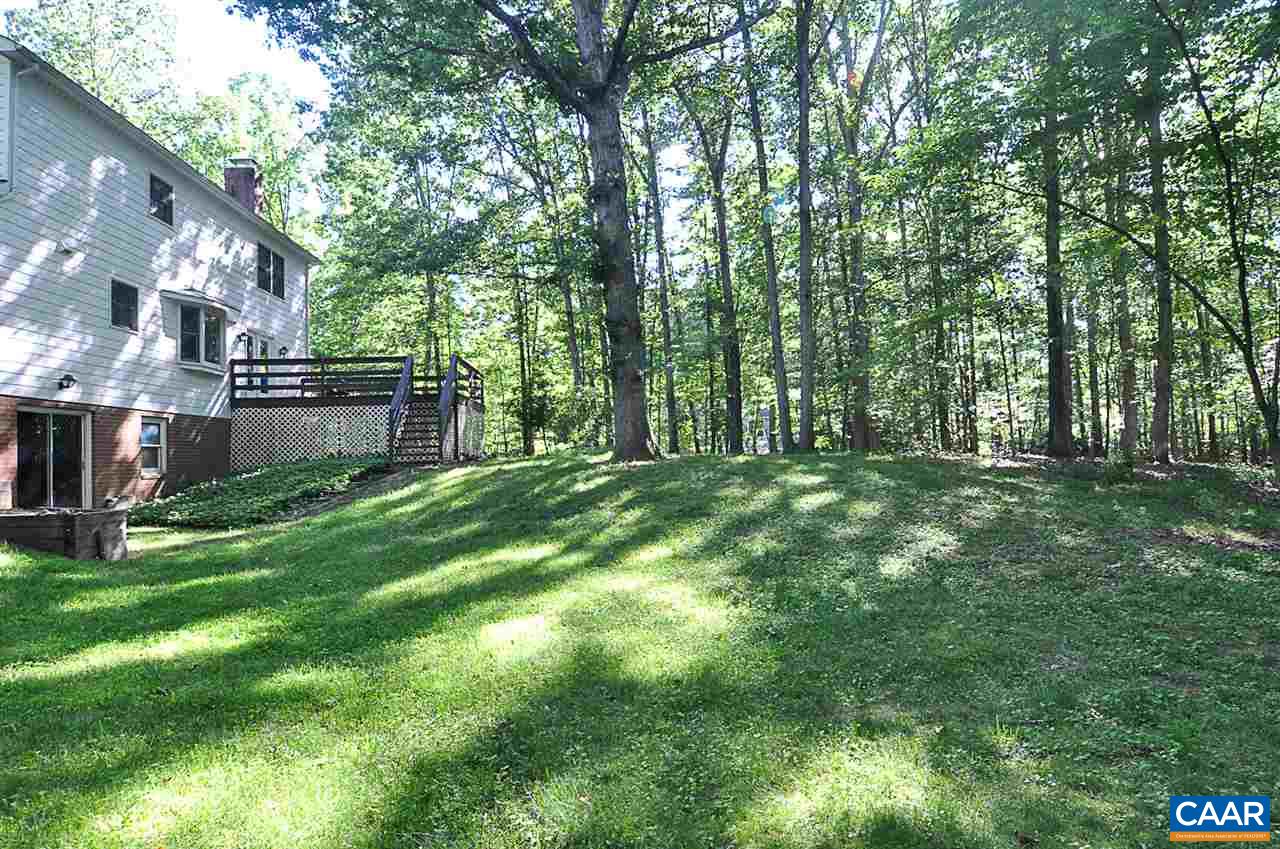 2424 Thrush Road Charlottesville, VA 22901 - Photo 5 of 25 a backyard of a house with lots of green space